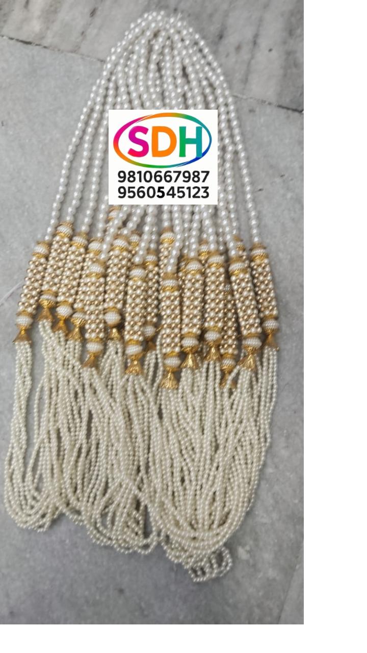 Golden Cap Pearl Mala Lot swatch