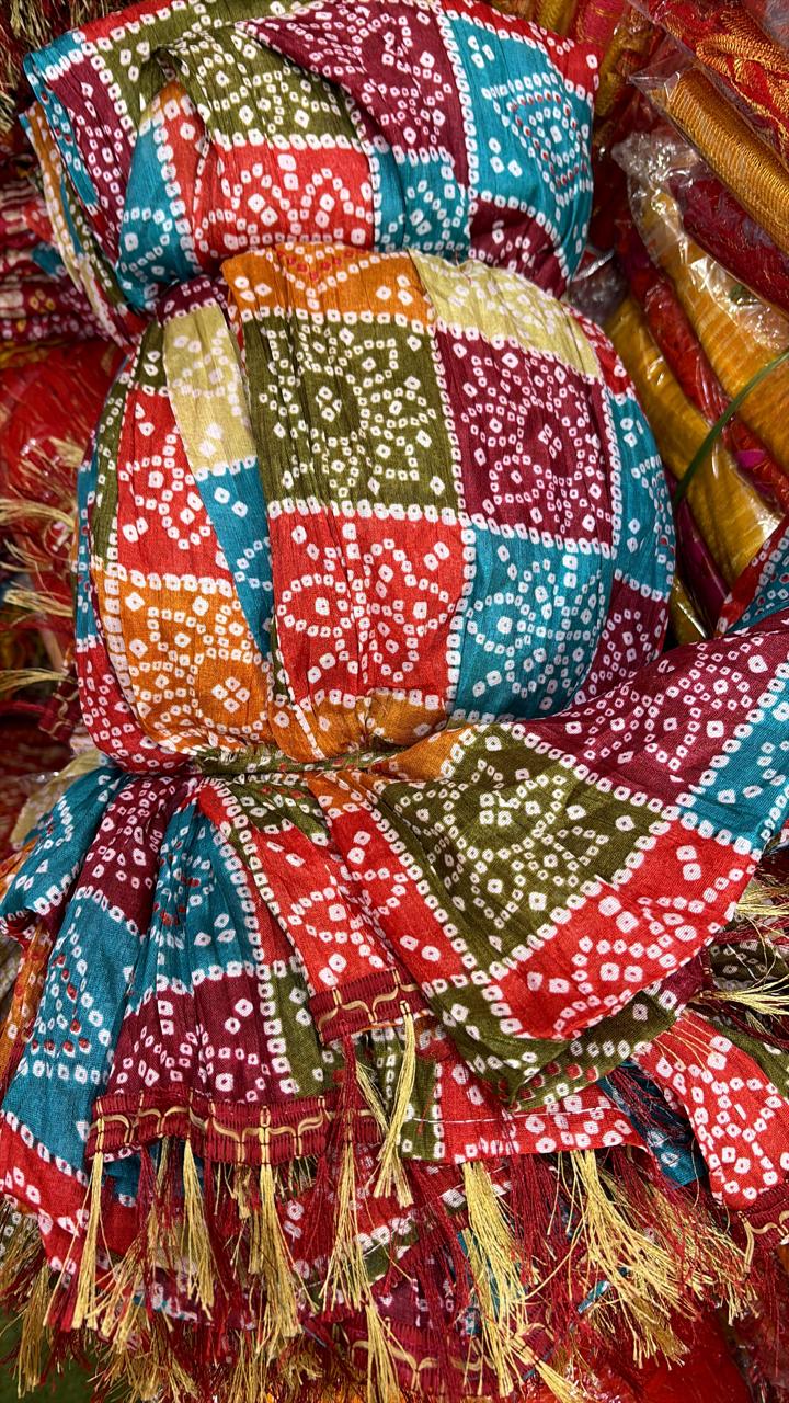 Multicolour Bandhani Bundle swatch